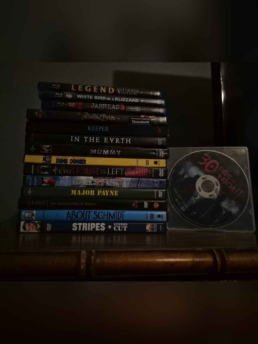 Blu-ray and DVD movies